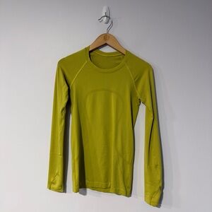 Lululemon Swiftly Tech Long Sleeve Tee Size 4 Yellow Pear? Snag